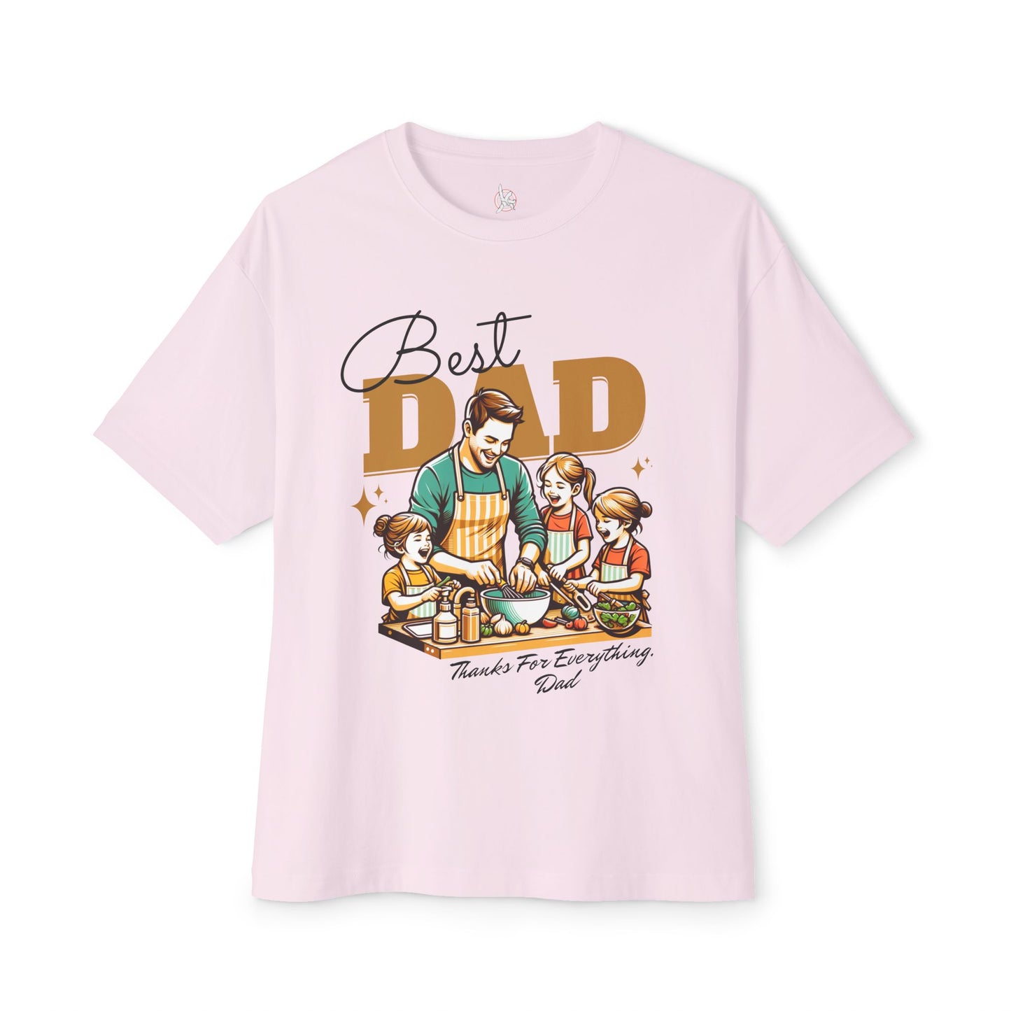 Best Dad Oversized T-Shirt – Relaxed Fit | Father’s Day Gift