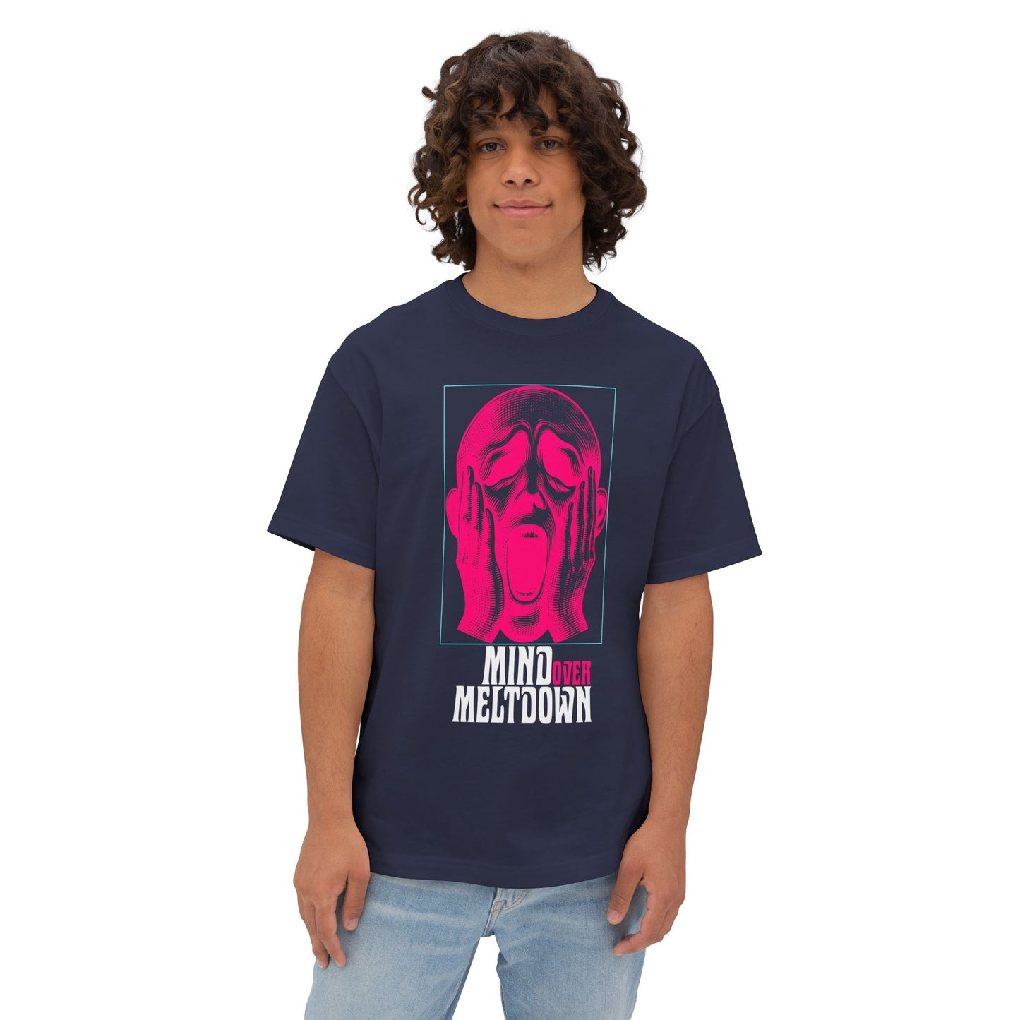 FPD - Mind Over Meltdown Oversized Tee — Mental Strength Statement Shirt
