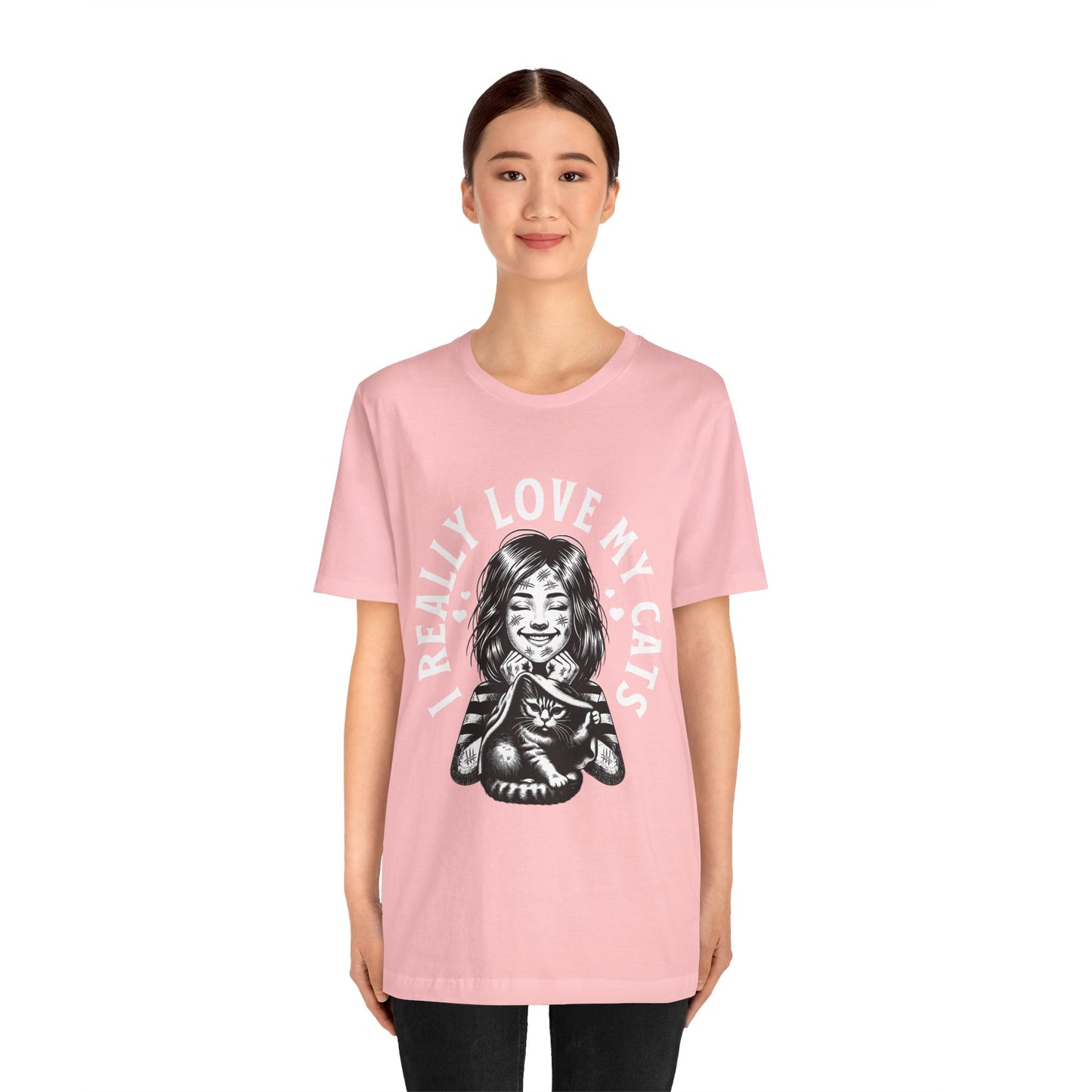 I Really Love My Cats T-Shirt | Cute Cat Lover Unisex Tee - FPD