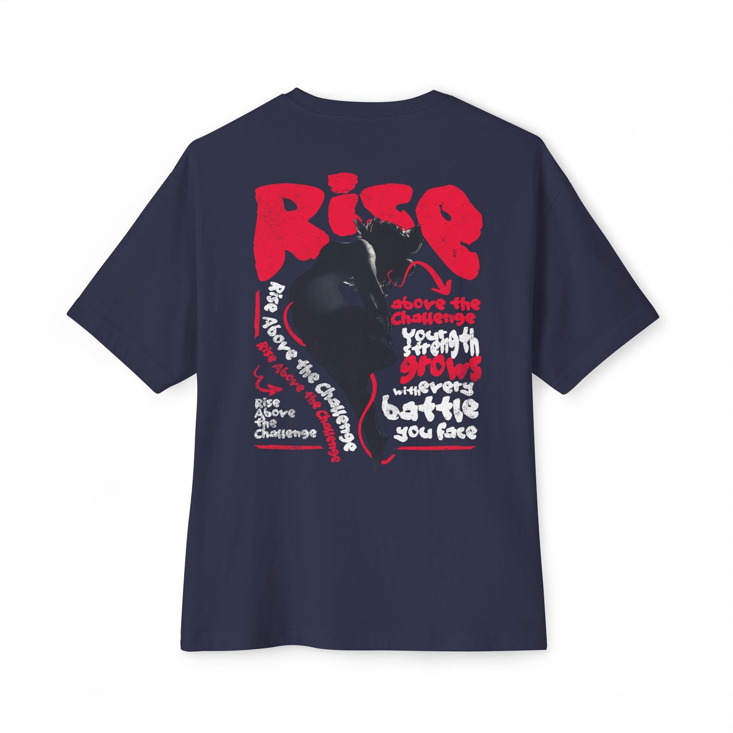 F&BPD - Rise Oversized Tee – Mental Armor & Empowerment Streetwear