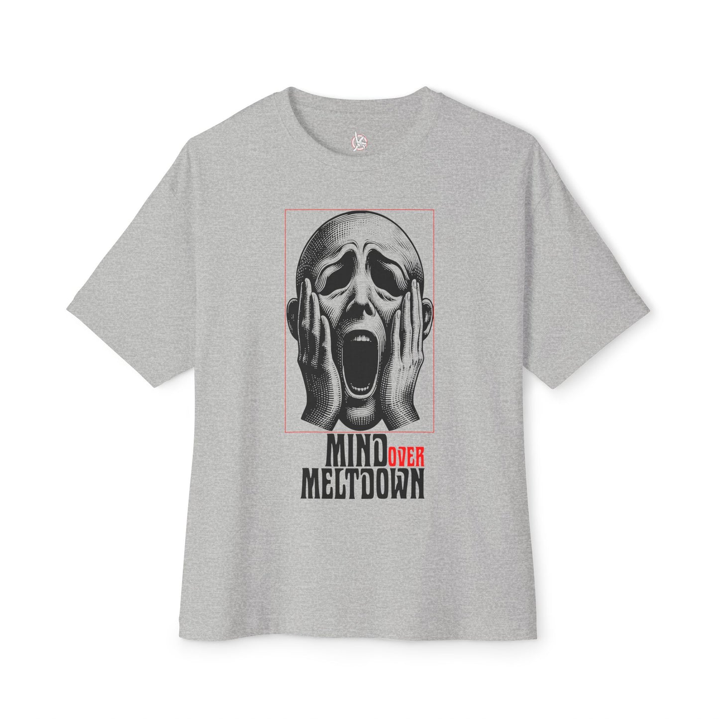 FPD - Mind Over Meltdown Oversized Tee — Mental Strength Statement Shirt