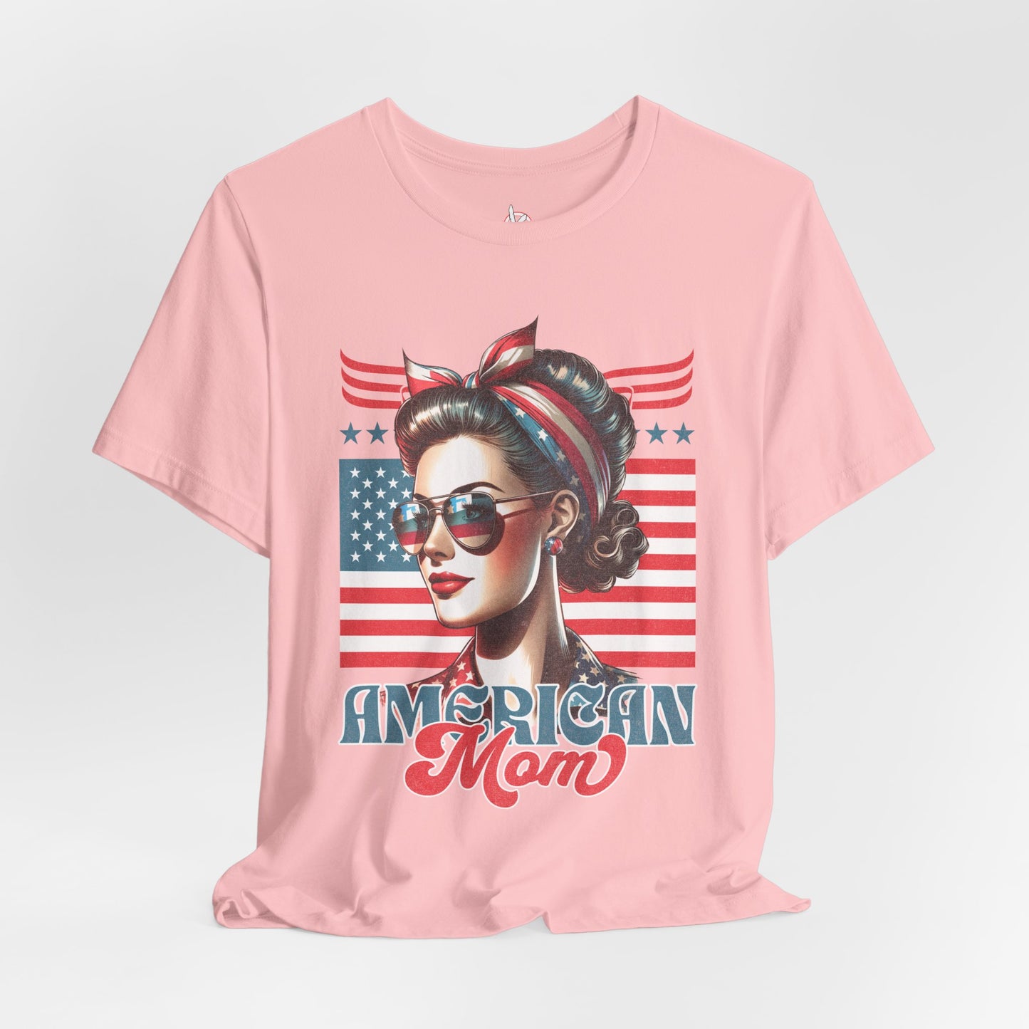 American Mom T-Shirt – Patriotic Tee for Moms