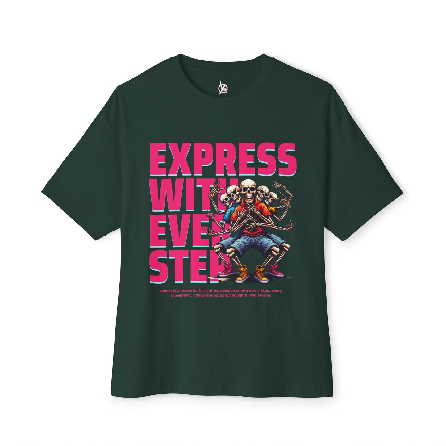 FPD - Express With Every Step Oversized Tee – Creative Confidence Shirt