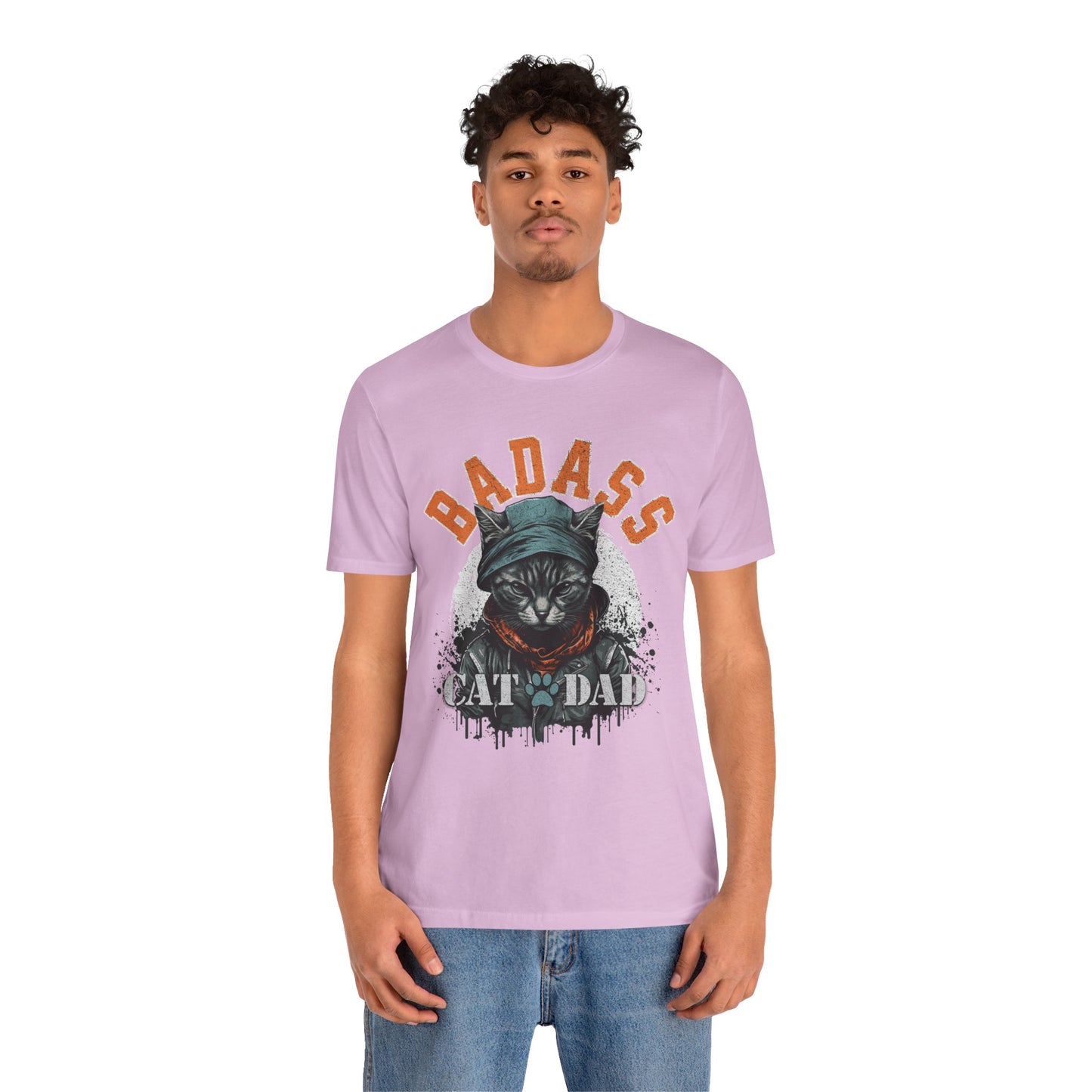 Badass Cat Dad Unisex T-Shirt – Funny Cat Lover Tee for Proud Pet Owners - FPD