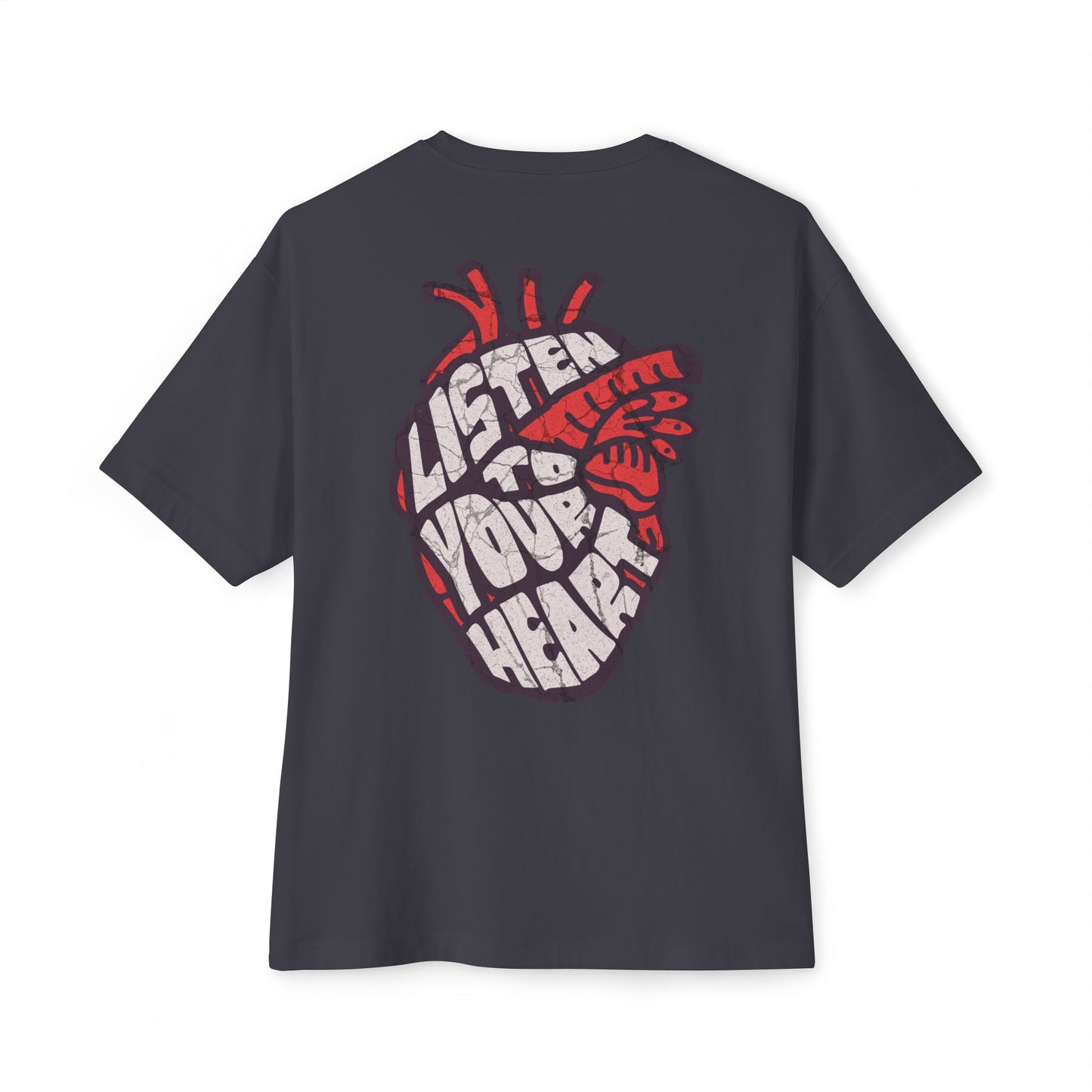 F&BPD - Listen to Your Heart Oversized Tee – Intuition Statement Streetwear