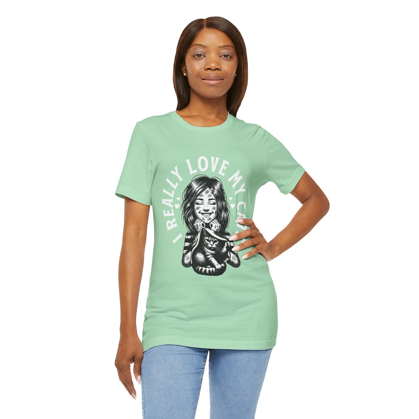 I Really Love My Cats T-Shirt | Cute Cat Lover Unisex Tee - FPD