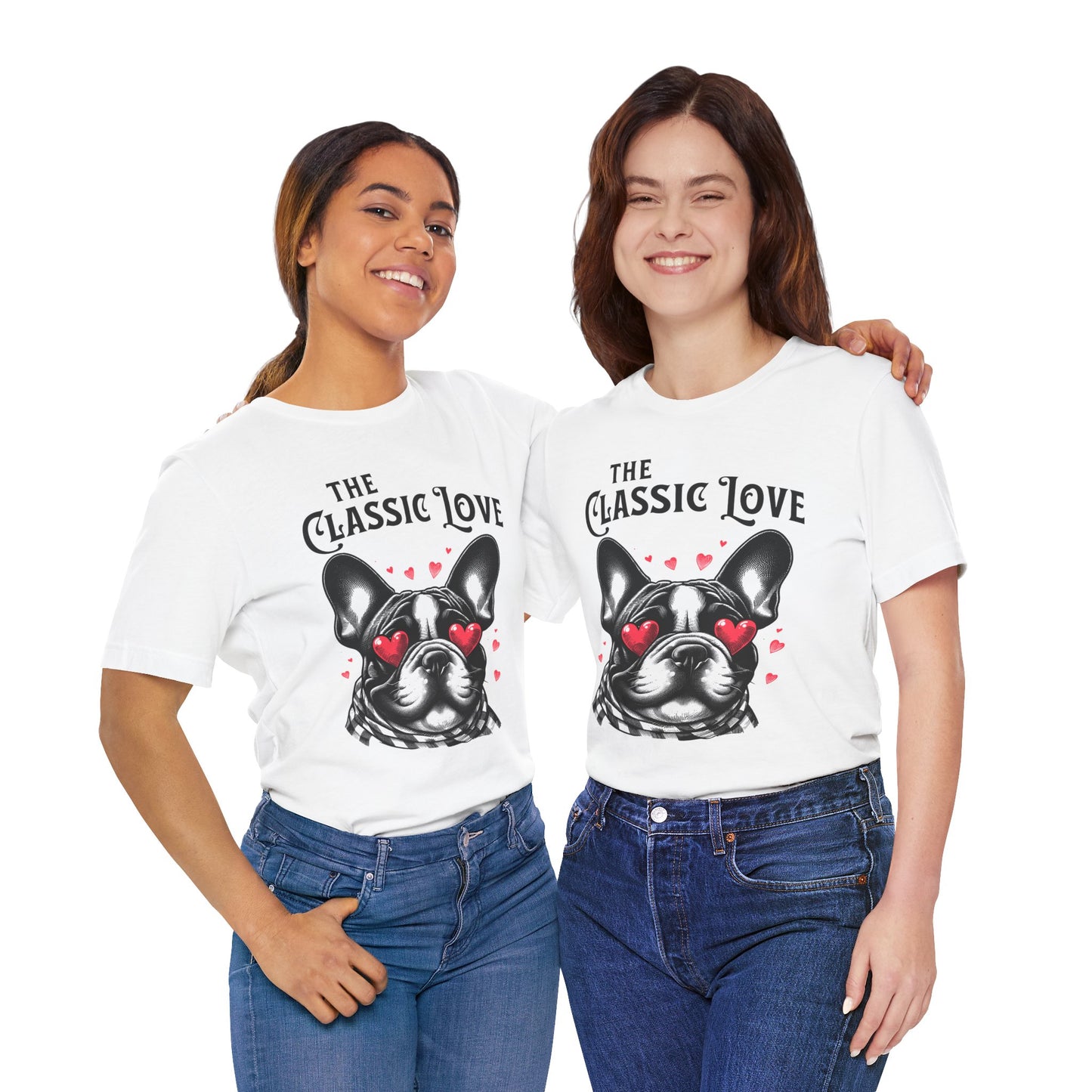 FPD - Unisex T-shirt - Pug Classic Love Tee – Cute Dog Lover Statement Shirt