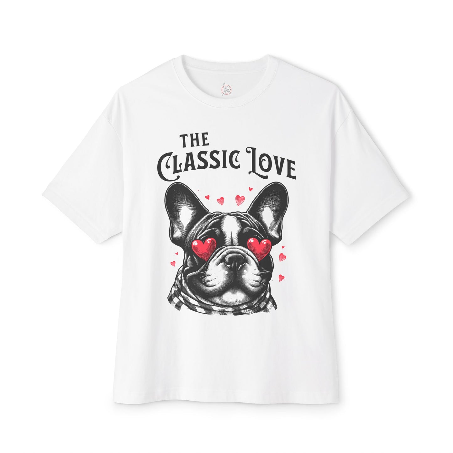 FPD - Pug Classic Love Oversized Tee – Cute Dog Lover Streetwear