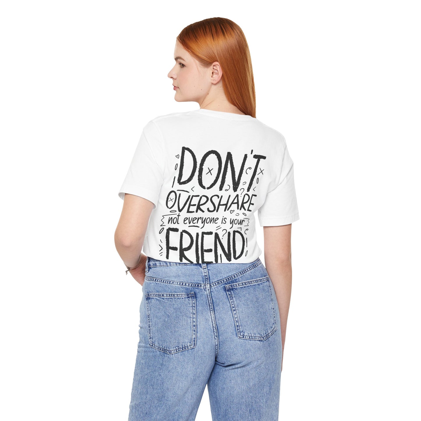 F&BPD - Don’t Overshare Unisex Tee – Boundaries Statement Shirt