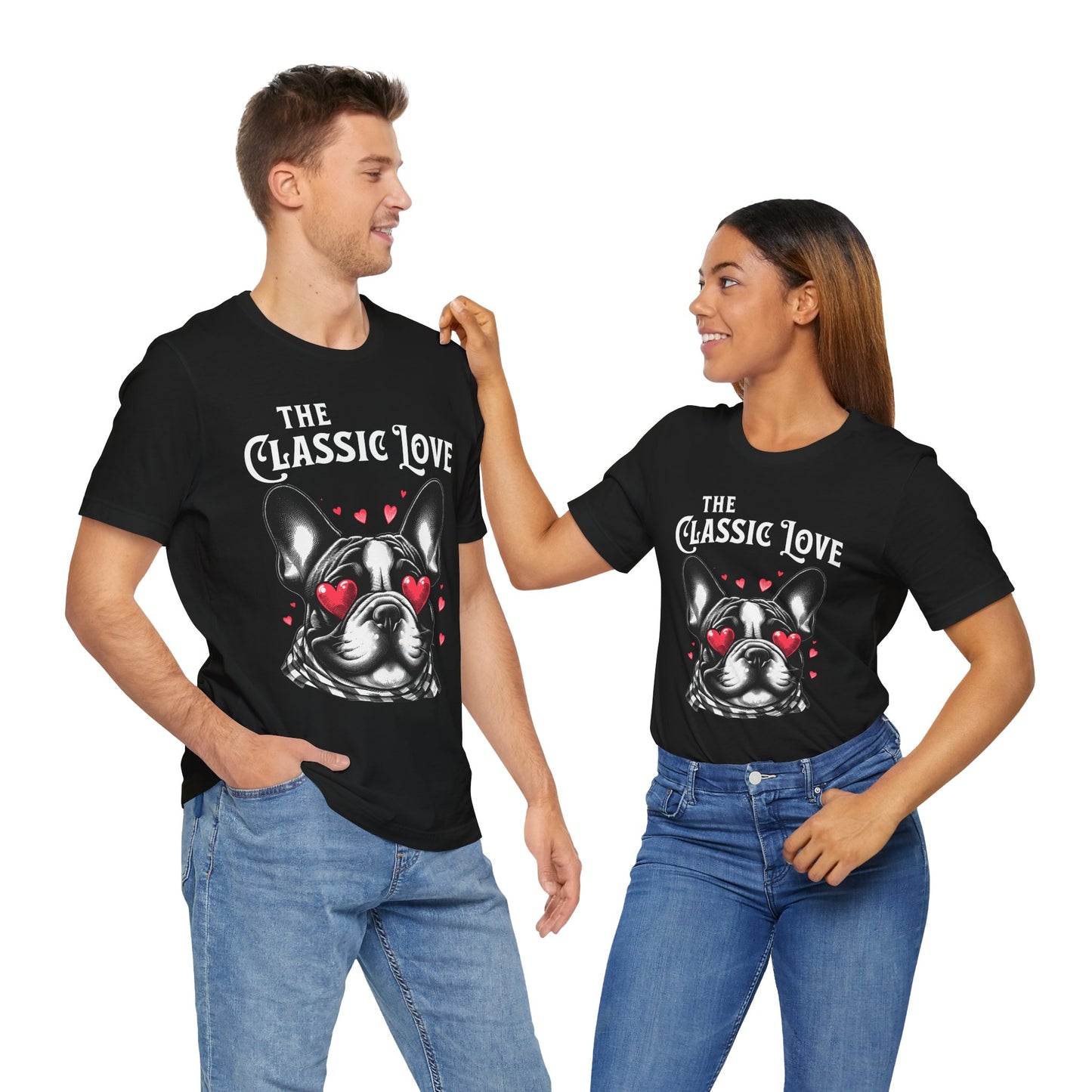 FPD - Unisex T-shirt - Pug Classic Love Tee – Cute Dog Lover Statement Shirt