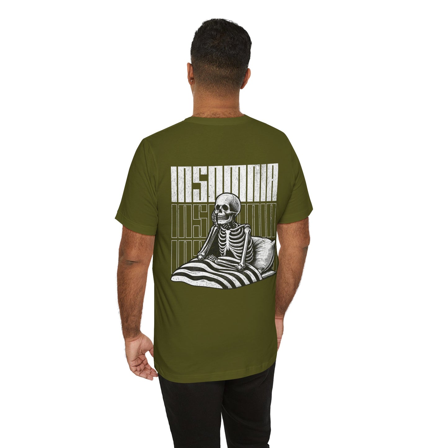 F&BPD - Unisex T-shirt - Insomnia Tee – Late Night Mind Battle Statement Shirt