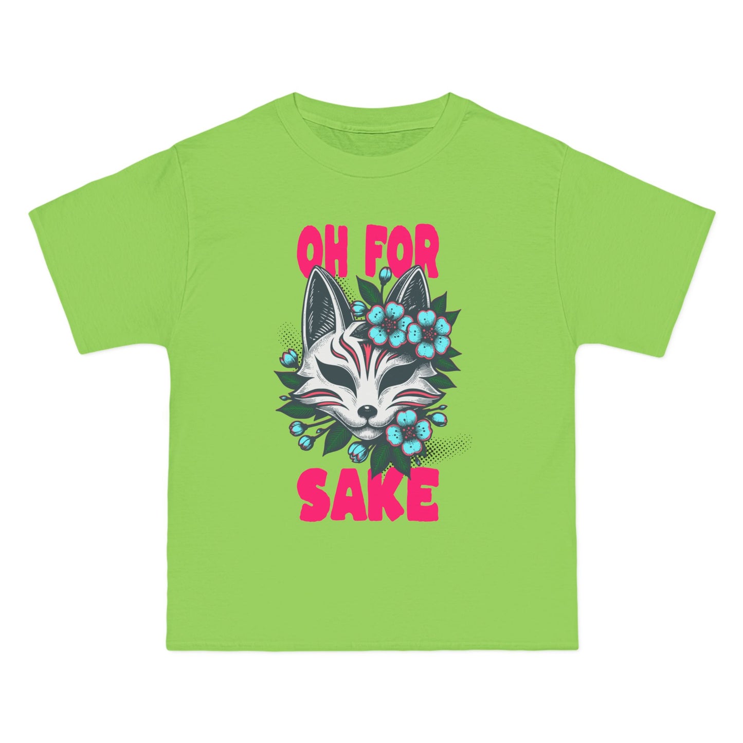 Oh For Fox Sake Oversized T-Shirt – Funny Graphic Tee Print | Streetwear Cotton Tee