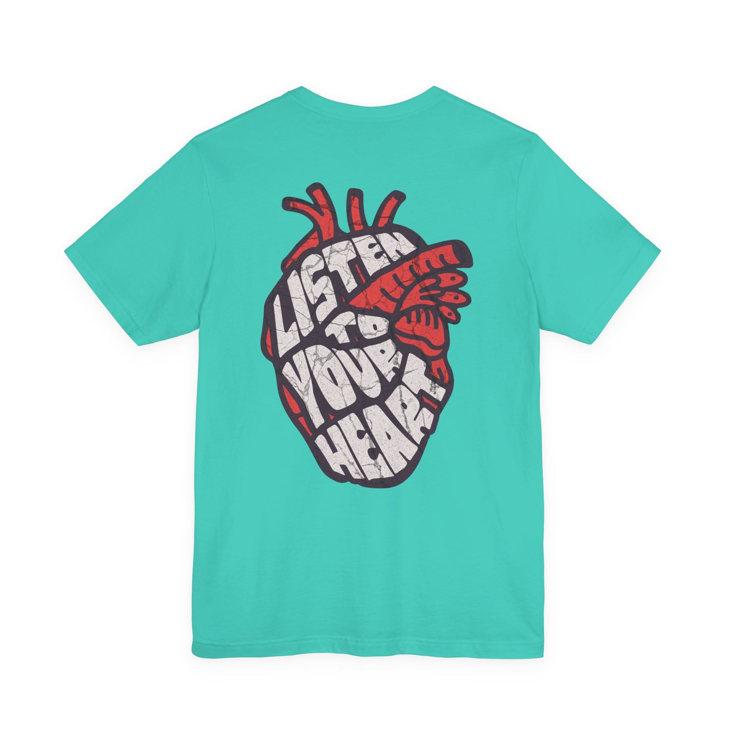 F&BPD - Unisex T-shirt - Listen to Your Heart Tee – Intuition & Emotion Statement Shirt