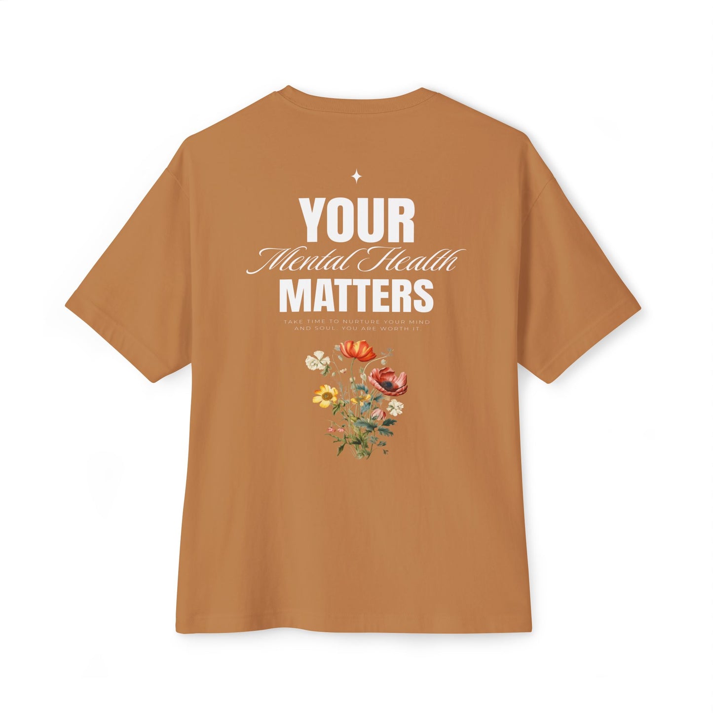 F&BPD - Your Mental Health Matters Oversized Tee – Awareness Statement Streetwear