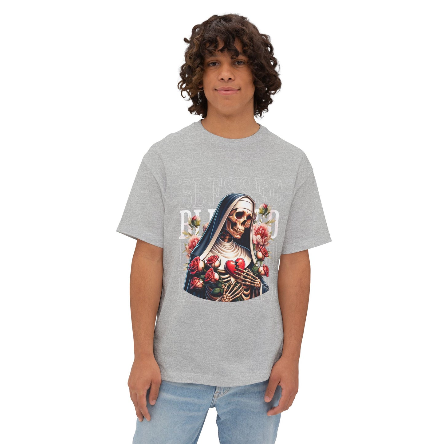FPD - Blessed Oversized Tee – Minimalist Faith & Gratitude Shirt