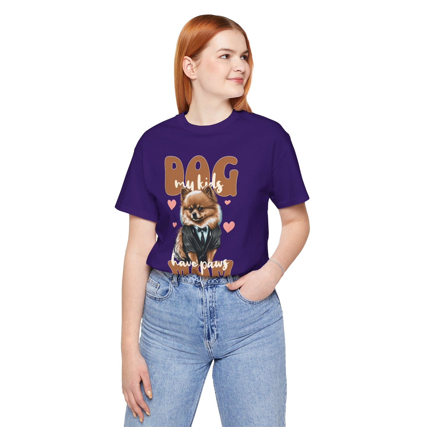 Dog Mom T-Shirt | Cute Pet Lover Unisex Tee - FPD