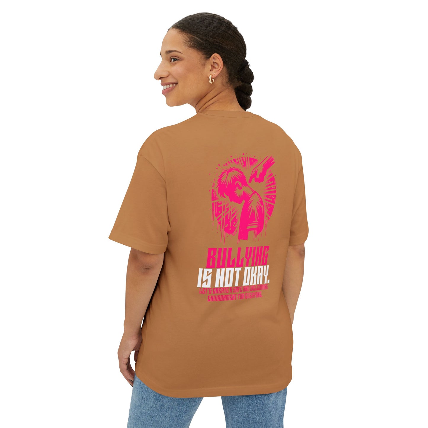 F&BPD - Bullying is NOT okay - Unisex Oversized T-shirt
