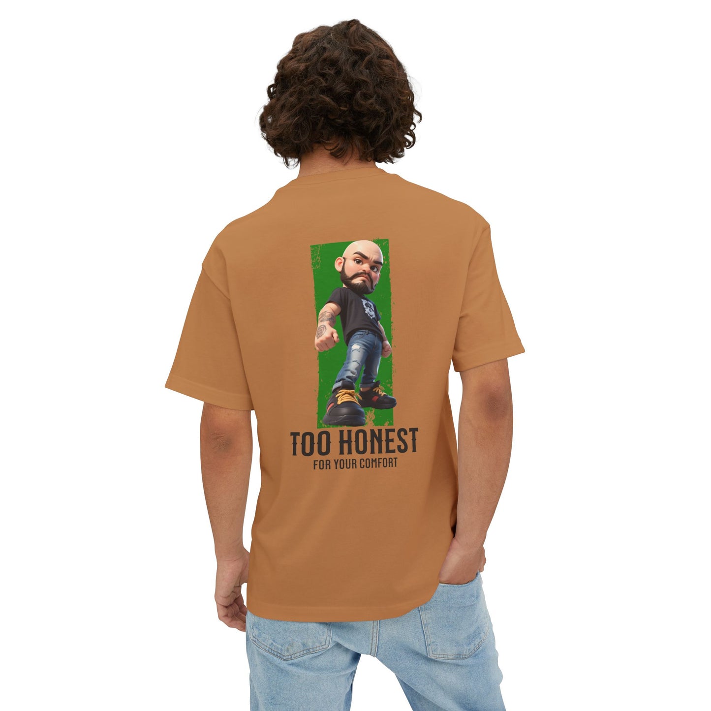 Oversized Graphic Tee – “Too Honest For Your Comfort” - BPD