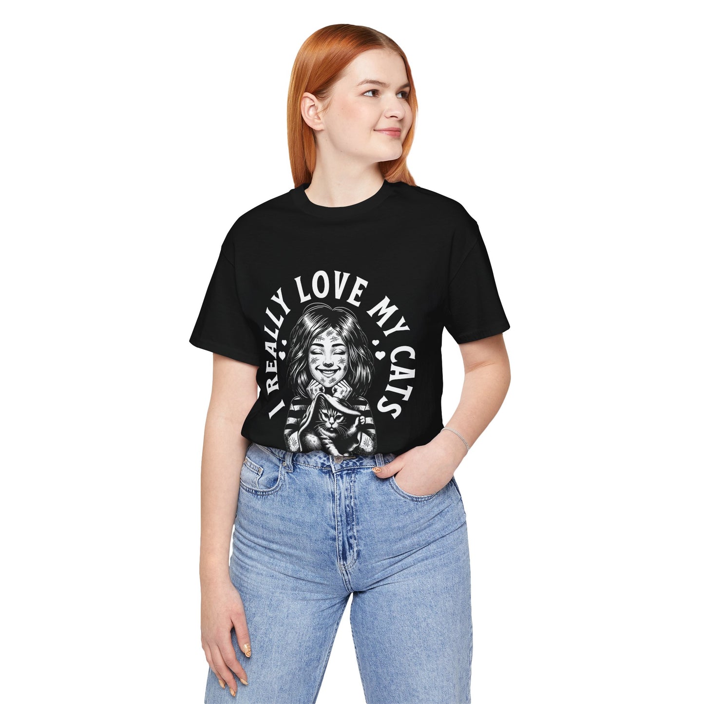 I Really Love My Cats T-Shirt | Cute Cat Lover Unisex Tee - FPD