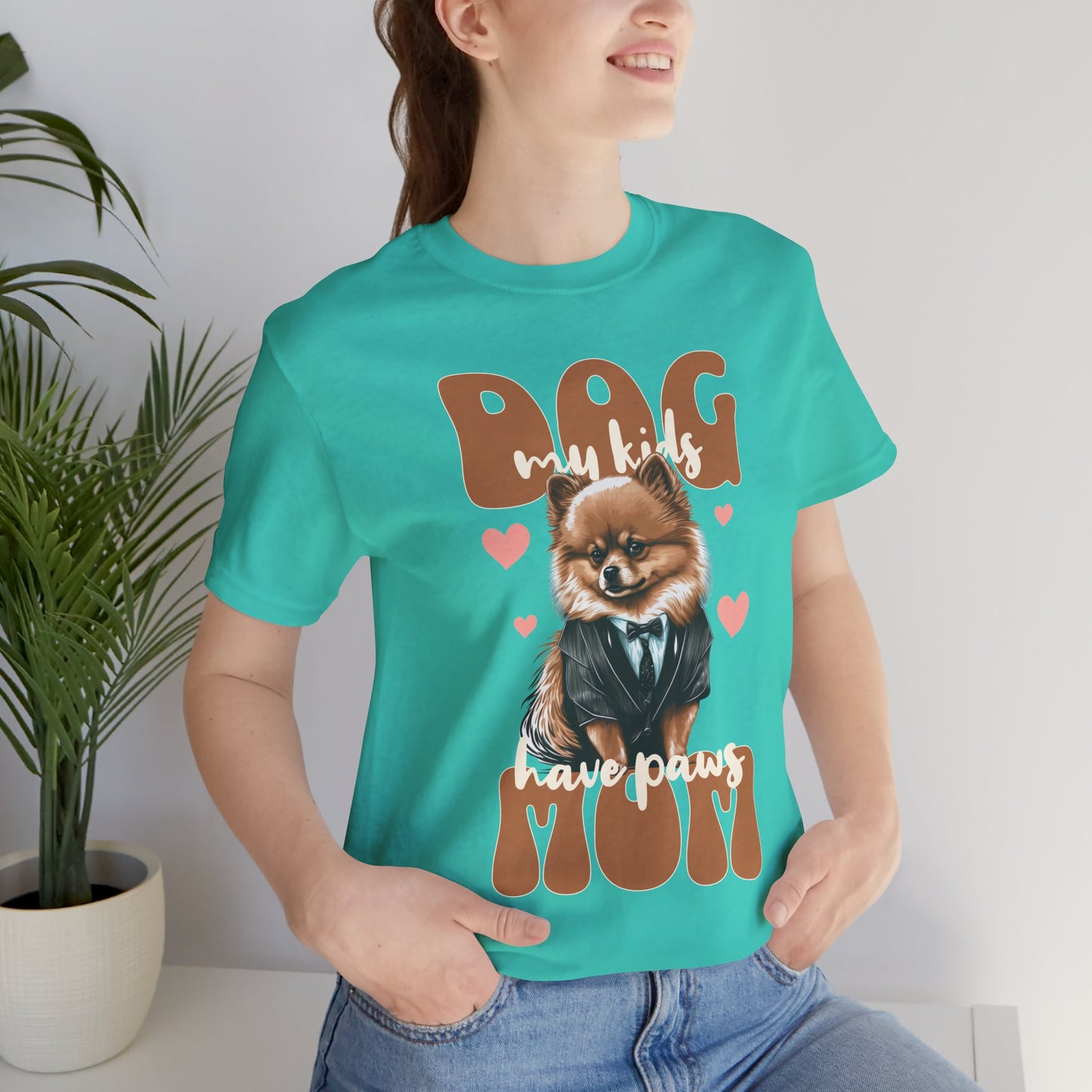 Dog Mom T-Shirt | Cute Pet Lover Unisex Tee - FPD