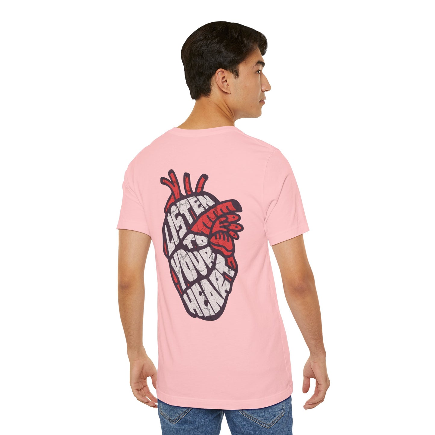F&BPD - Unisex T-shirt - Listen to Your Heart Tee – Intuition & Emotion Statement Shirt