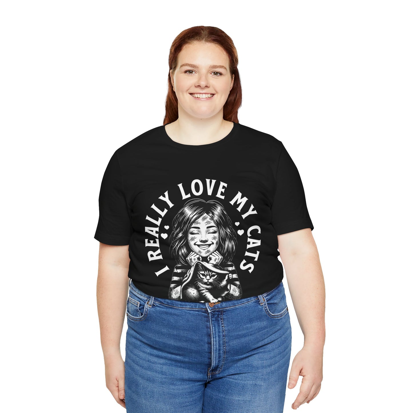 I Really Love My Cats T-Shirt | Cute Cat Lover Unisex Tee - FPD