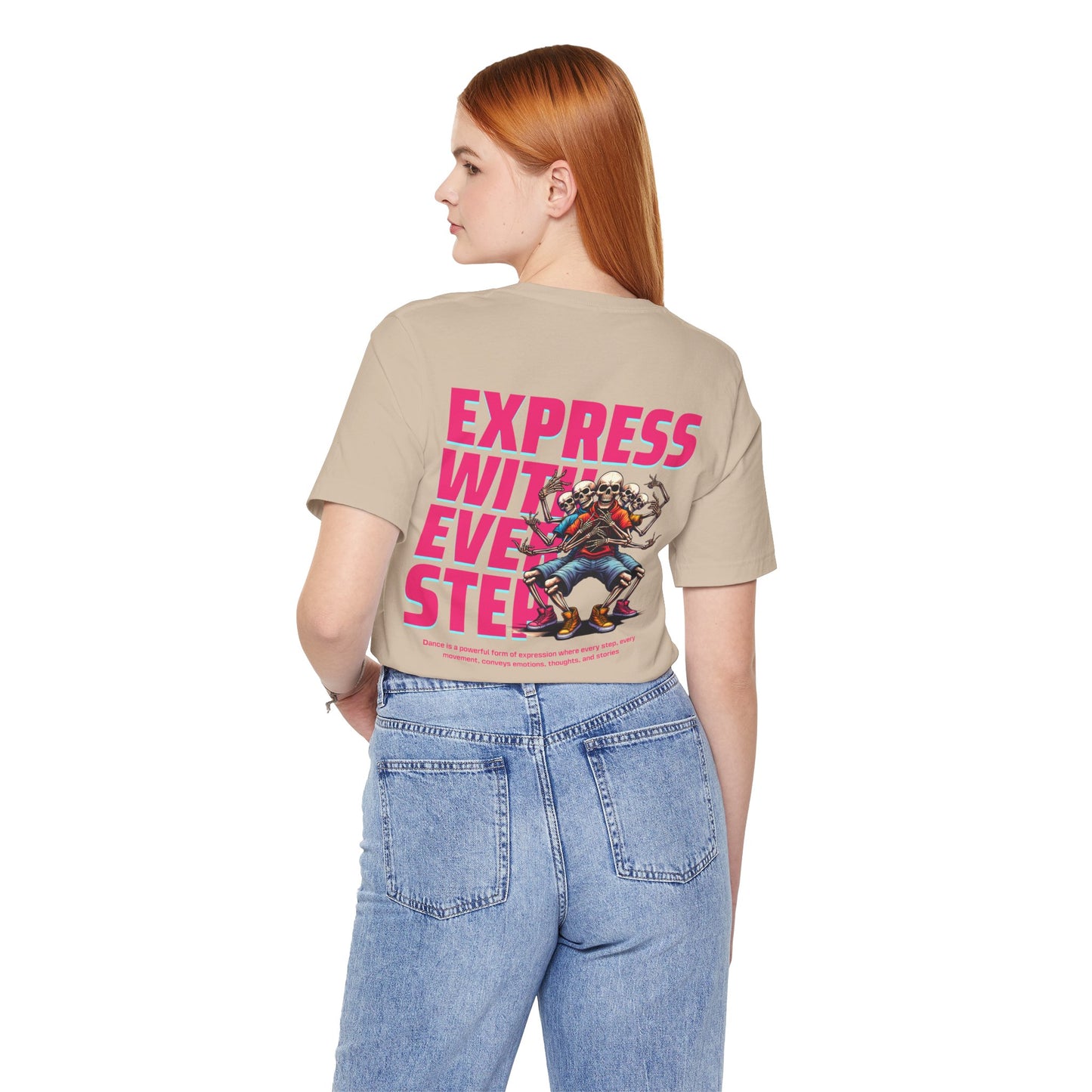 F&BPD - Unisex T-shirt - Express With Every Step Tee – Self-Expression Statement Shirt