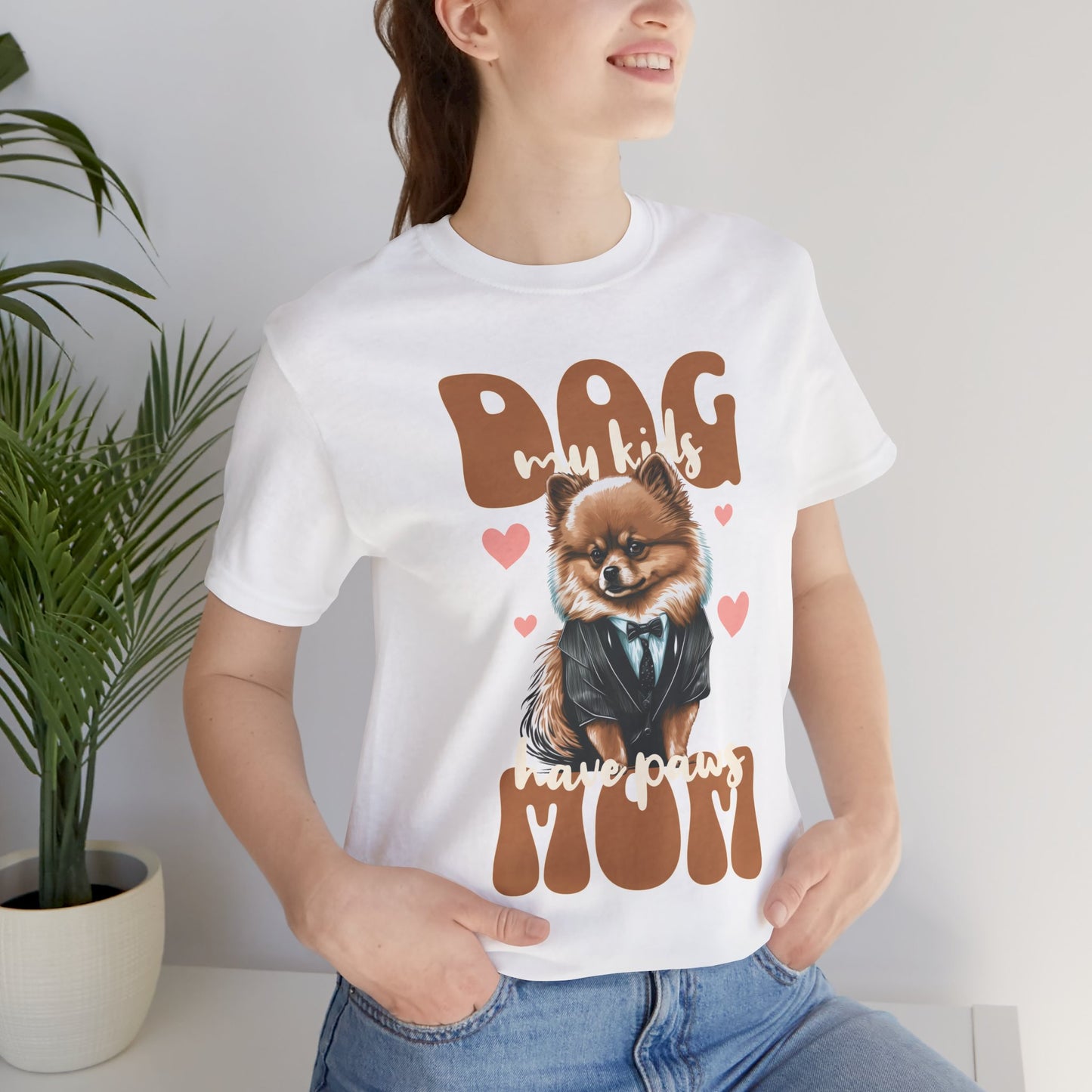 Dog Mom T-Shirt | Cute Pet Lover Unisex Tee - FPD