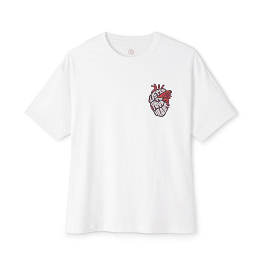 FPD - Listen to Your Heart Oversized Tee — Intuition & Emotion Statement Shirt