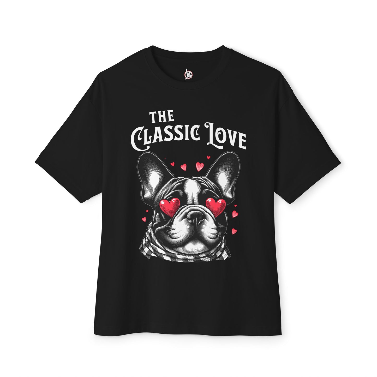 FPD - Pug Classic Love Oversized Tee – Cute Dog Lover Streetwear