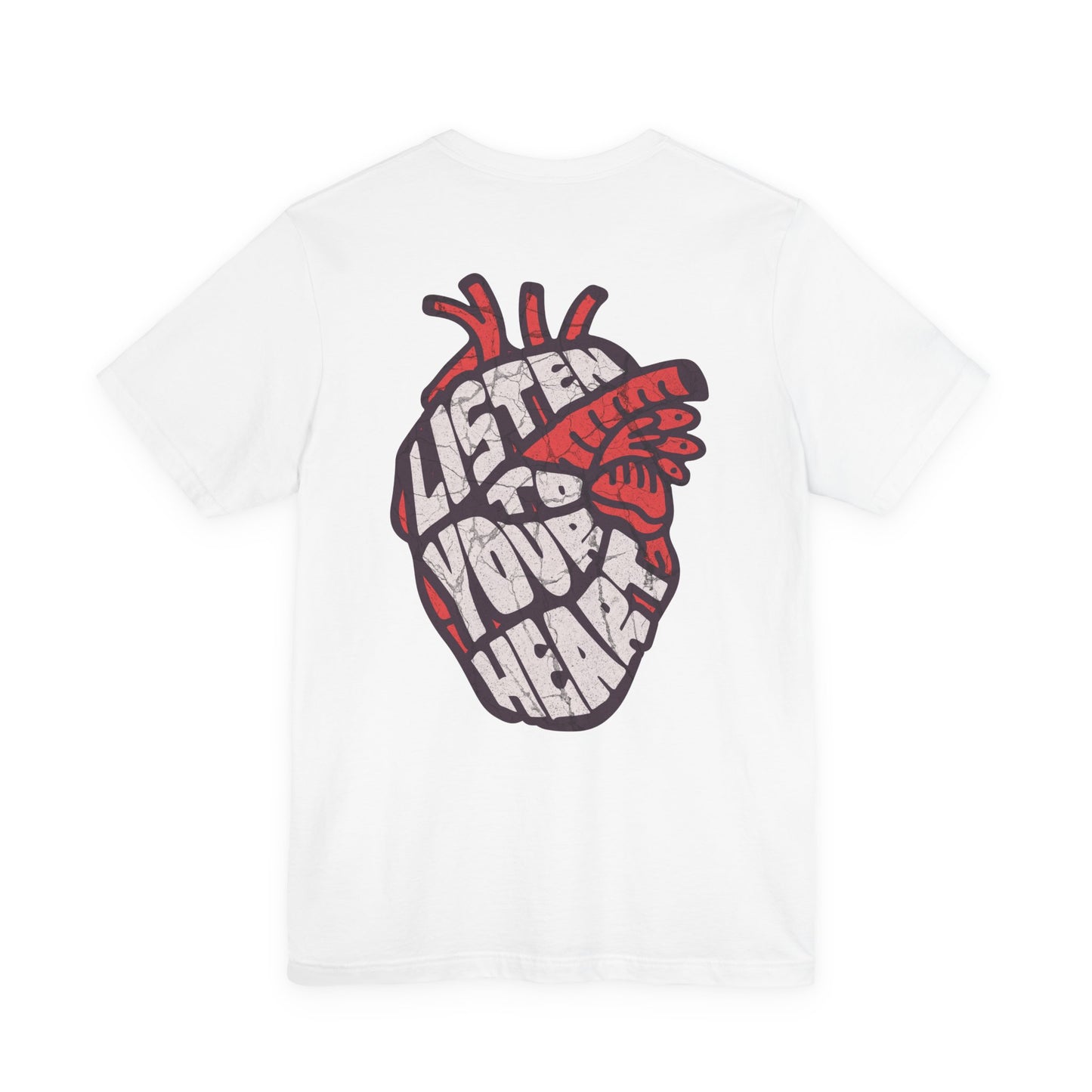 F&BPD - Unisex T-shirt - Listen to Your Heart Tee – Intuition & Emotion Statement Shirt