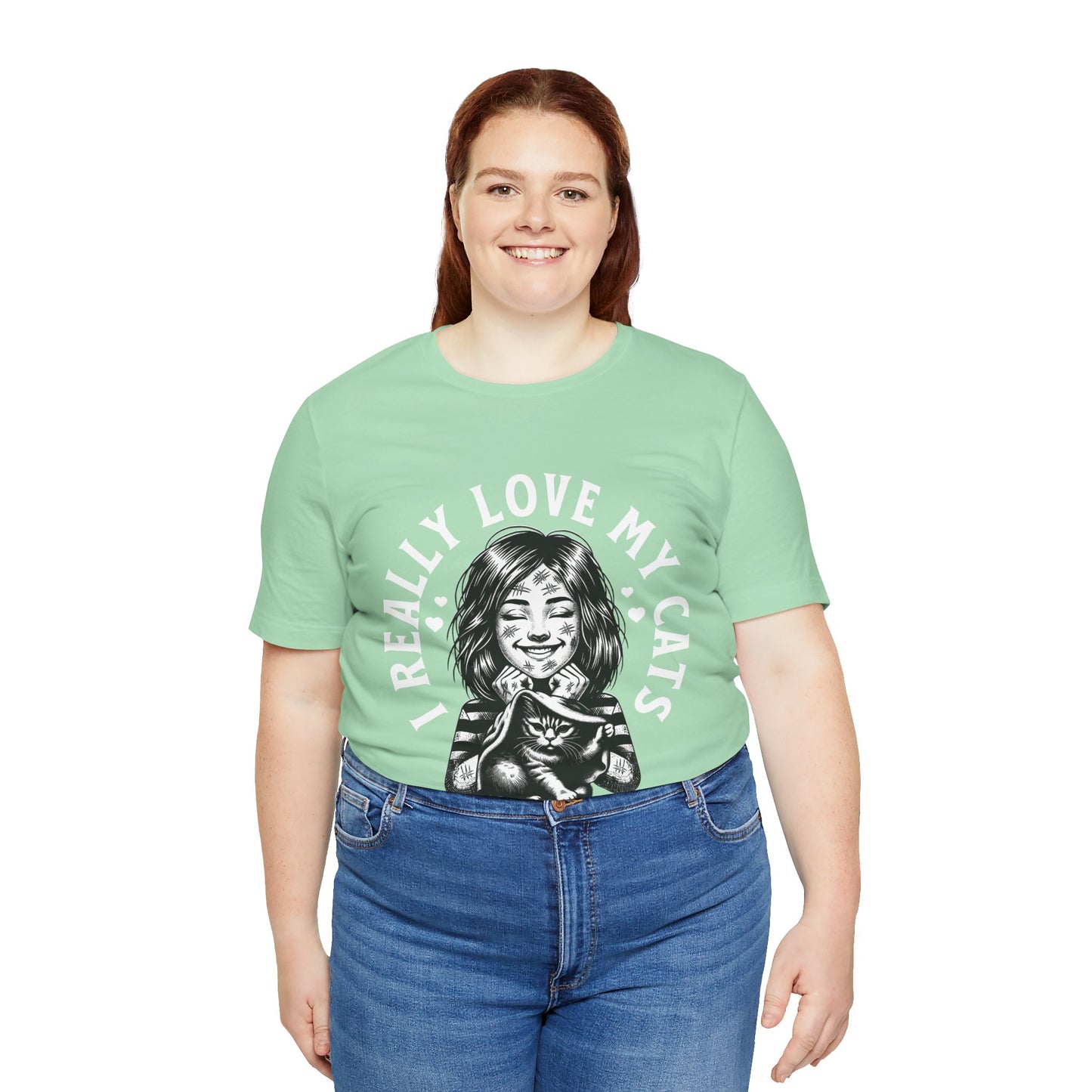I Really Love My Cats T-Shirt | Cute Cat Lover Unisex Tee - FPD