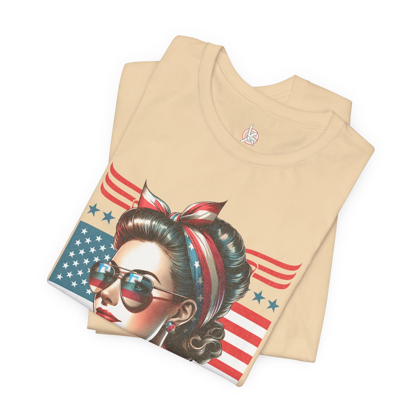 American Mom T-Shirt – Patriotic Tee for Moms