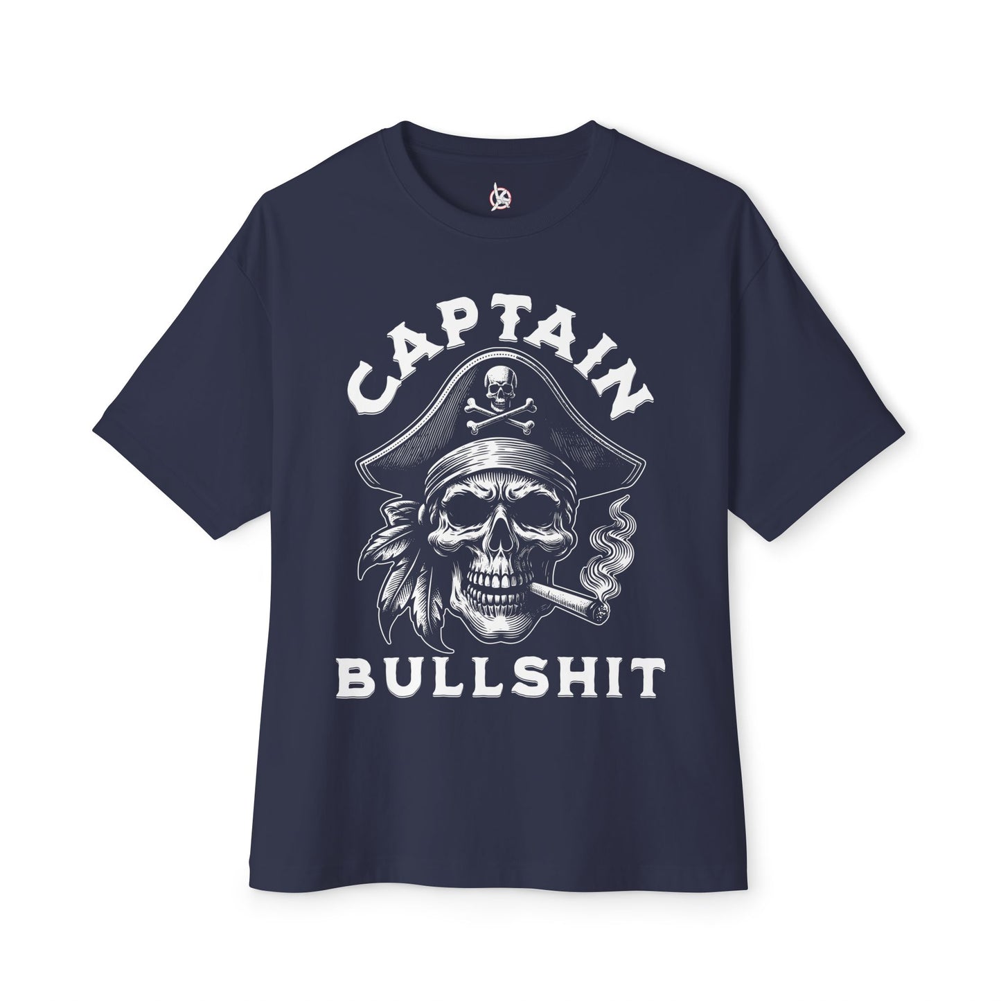 FPD - Captain Bullshit Oversized Tee — Myth-Buster & Truth-Seeker Shirt