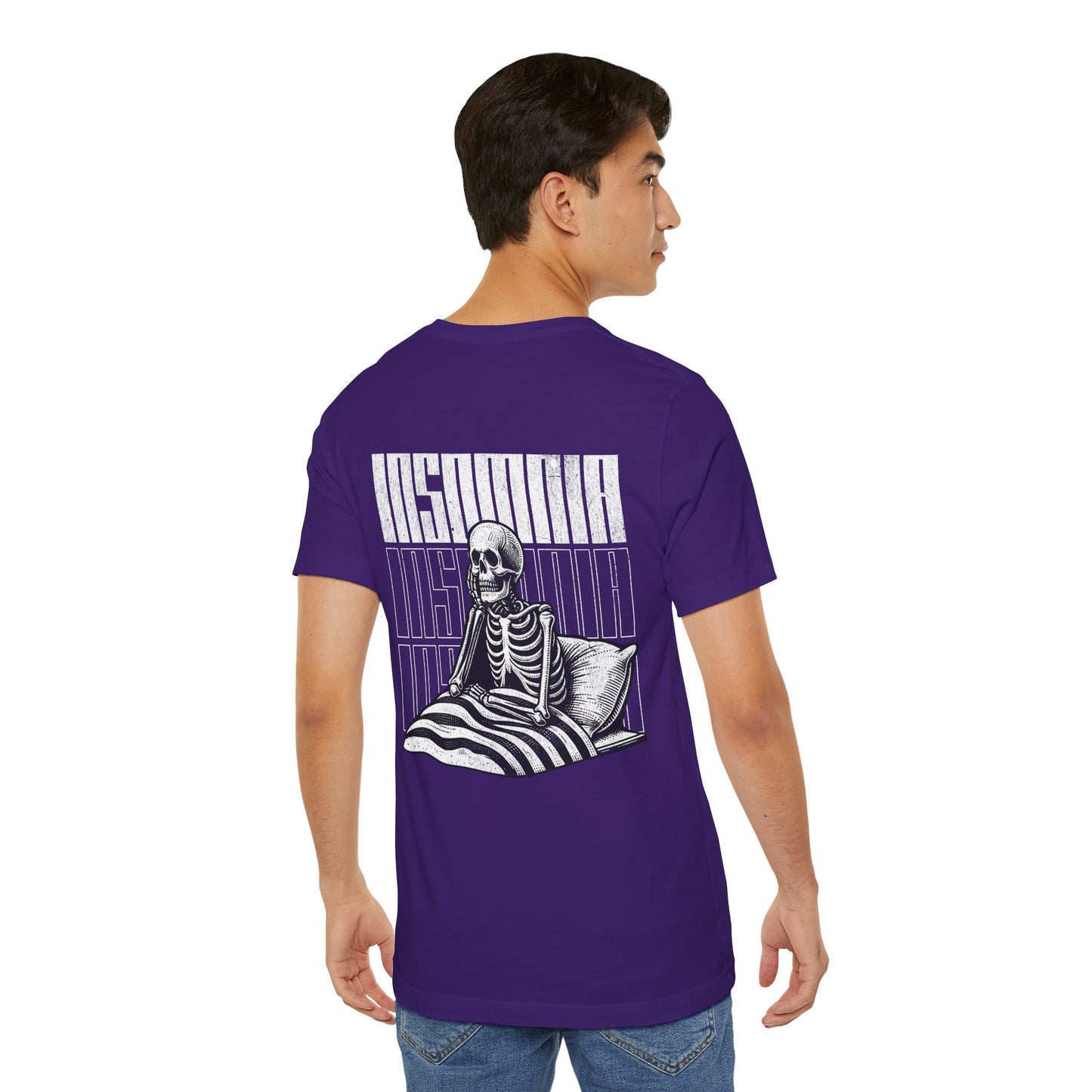 F&BPD - Unisex T-shirt - Insomnia Tee – Late Night Mind Battle Statement Shirt