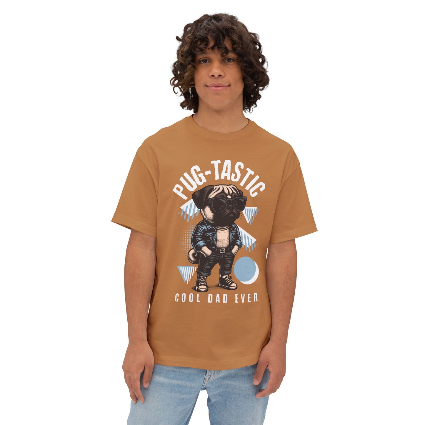 FPD - Pugtastic Oversized Tee – Playful Dog Lover Streetwear