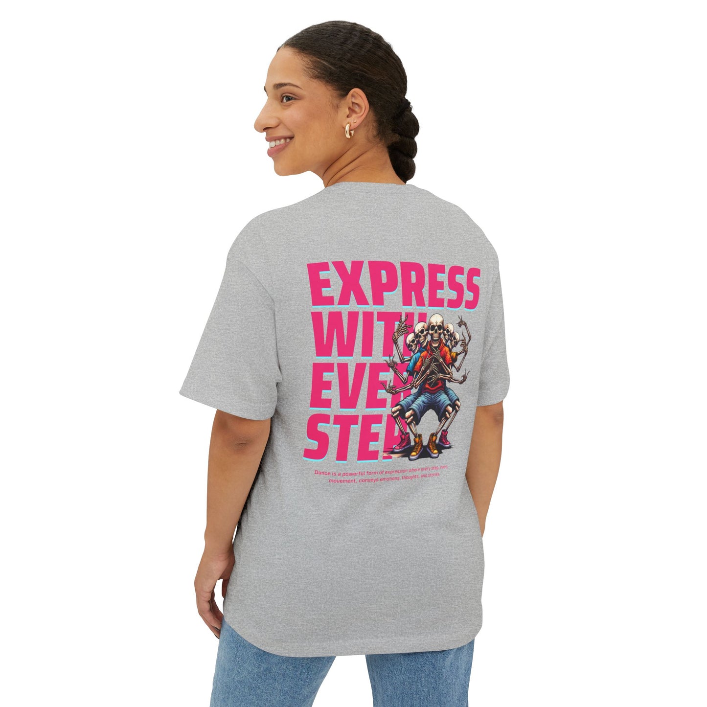 F&BPD - Express With Every Step Oversized Tee – Statement Streetwear