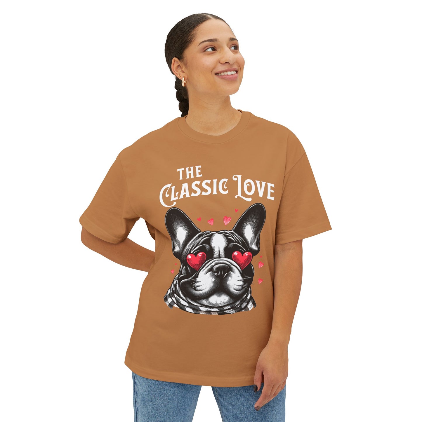 FPD - Pug Classic Love Oversized Tee – Cute Dog Lover Streetwear