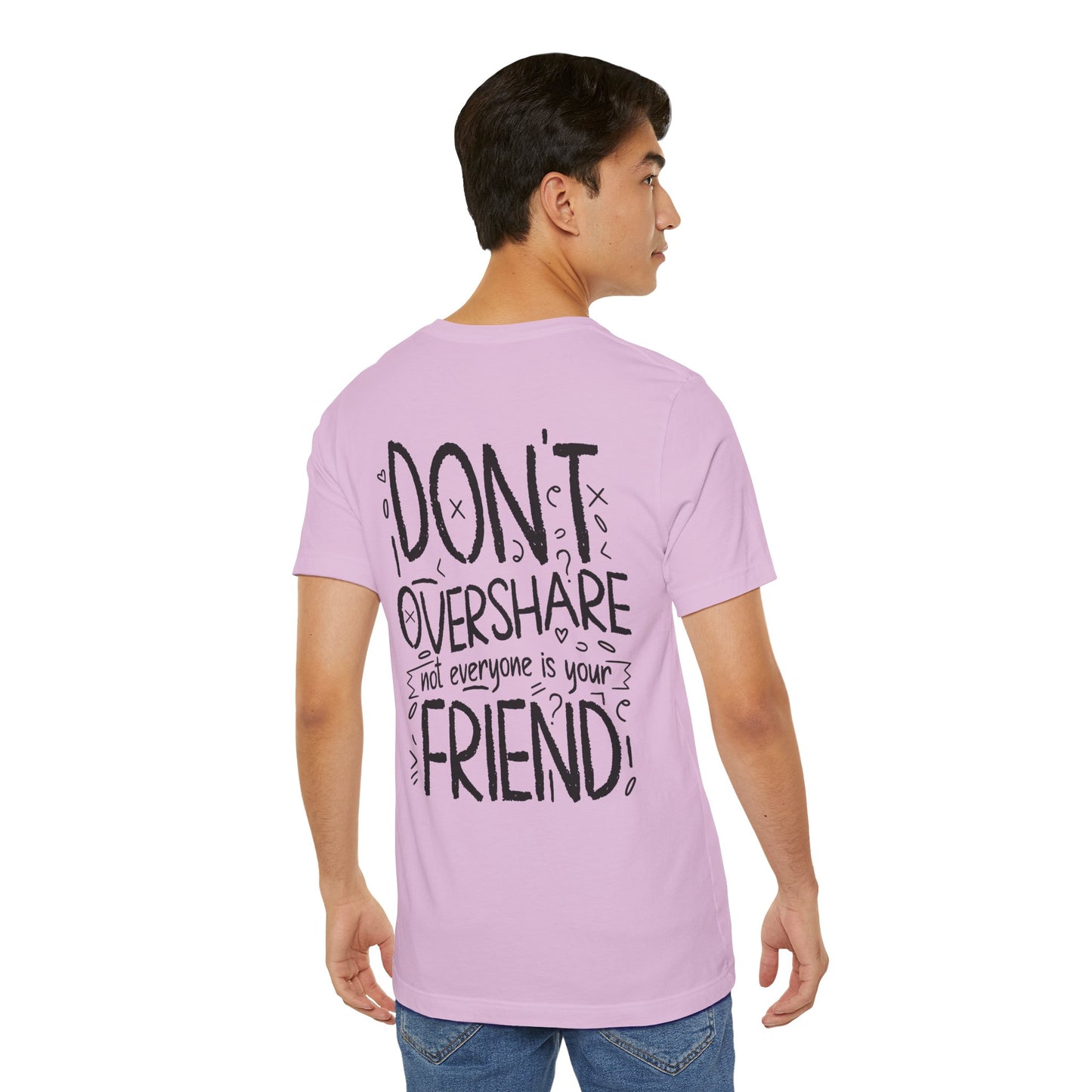 F&BPD - Don’t Overshare Unisex Tee – Boundaries Statement Shirt
