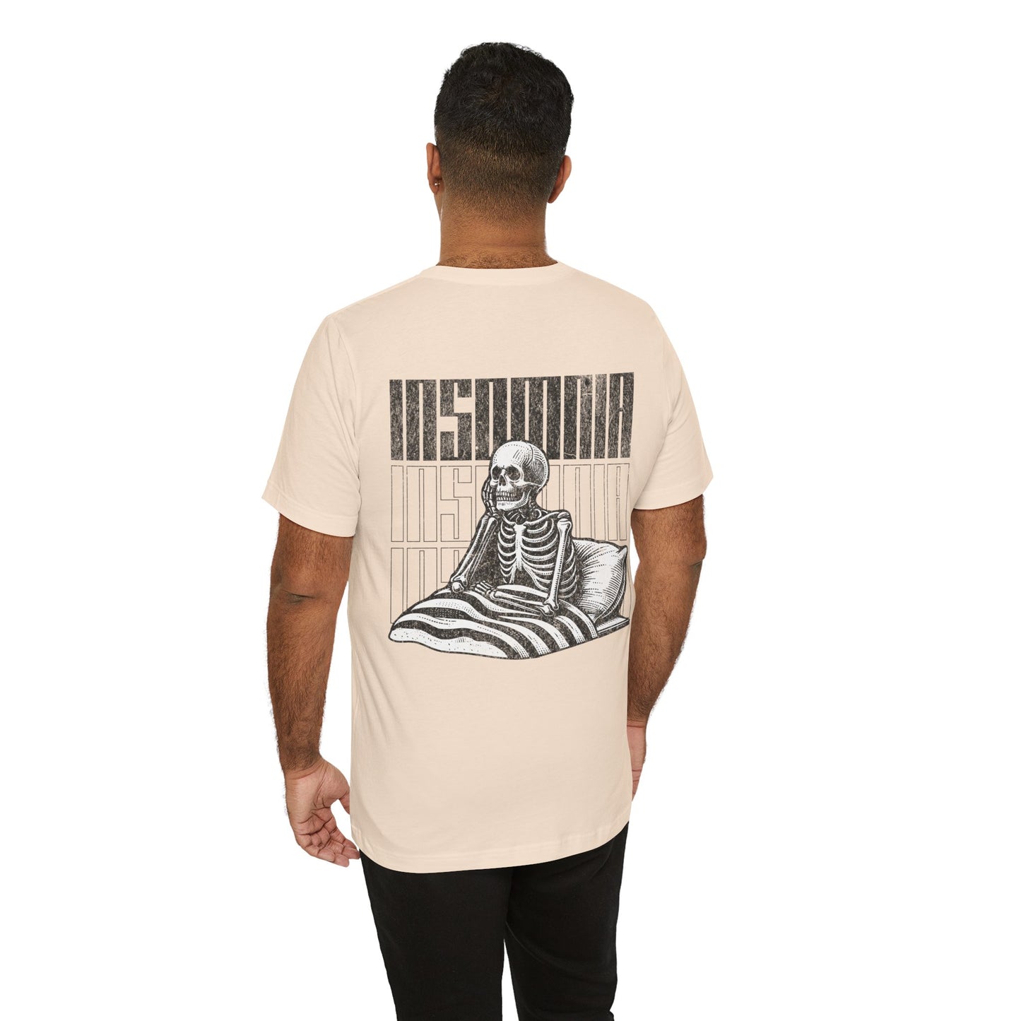 F&BPD - Unisex T-shirt - Insomnia Tee – Late Night Mind Battle Statement Shirt