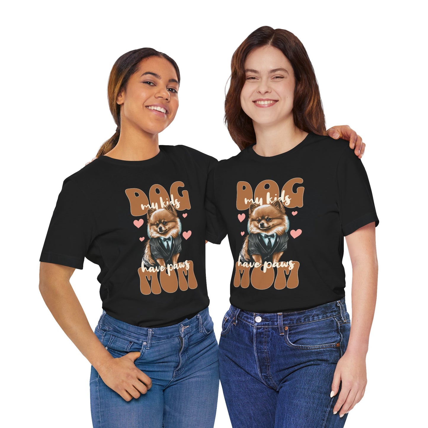 Dog Mom T-Shirt | Cute Pet Lover Unisex Tee - FPD