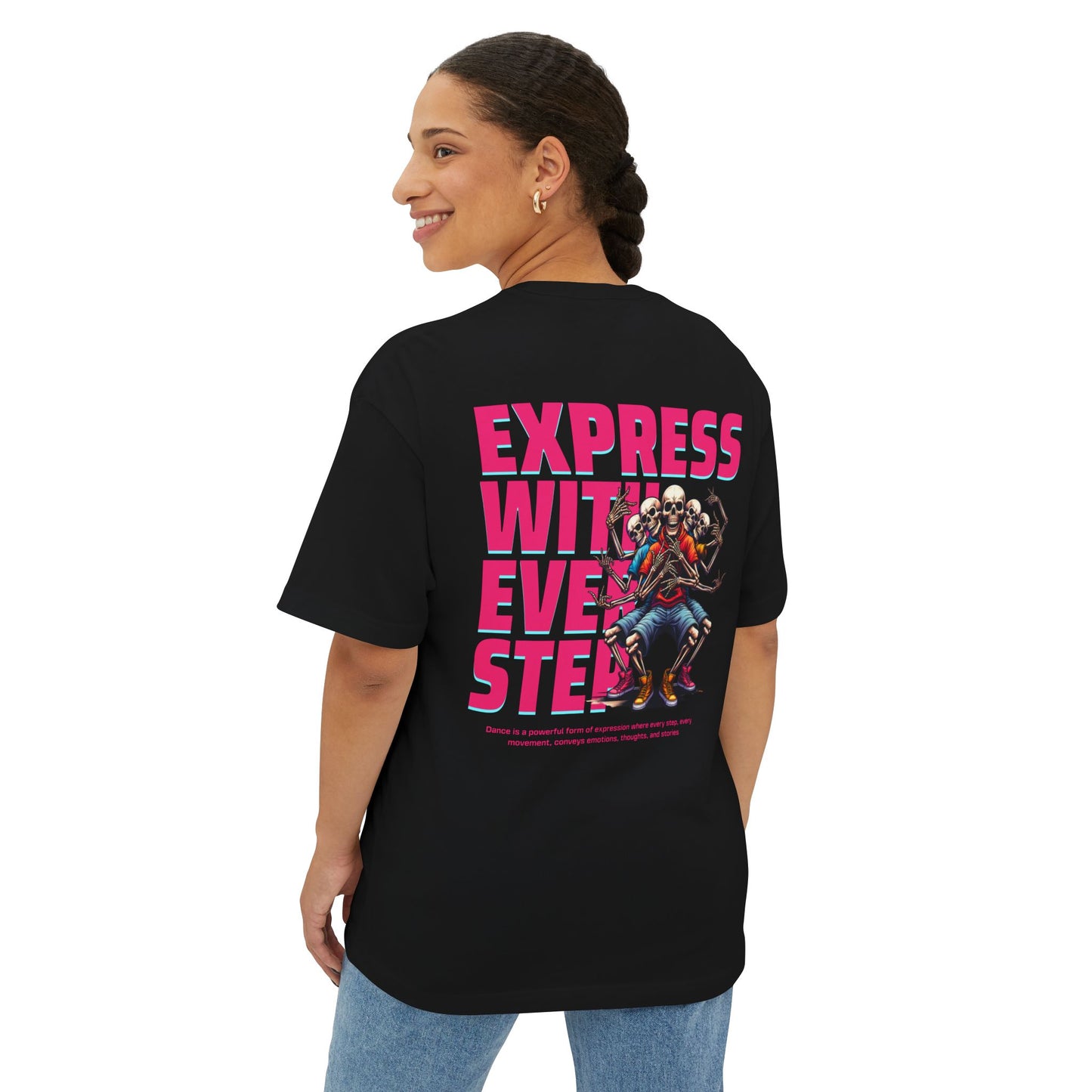 F&BPD - Express With Every Step Oversized Tee – Statement Streetwear
