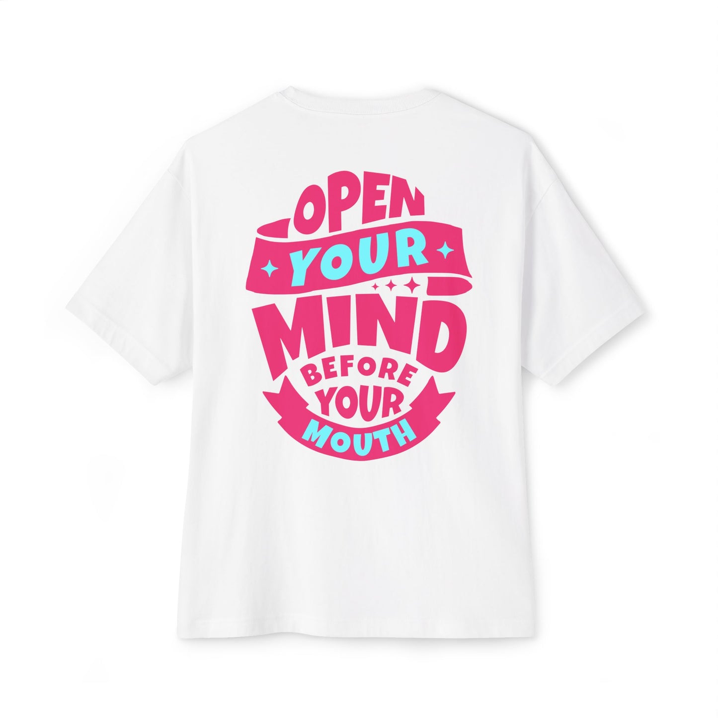 F&BPD - Open Your Mind Oversized Tee – Wisdom Statement Streetwear