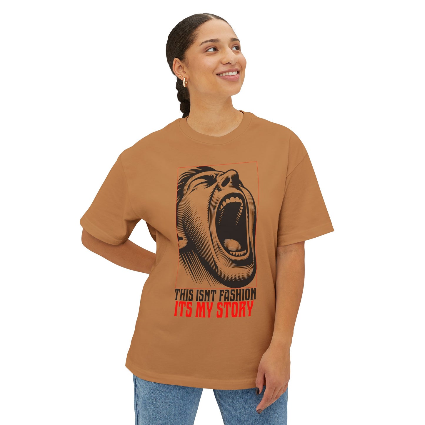 FPD - This Isn’t Fashion, It’s My Story Oversized Tee – Self-Expression Shirt