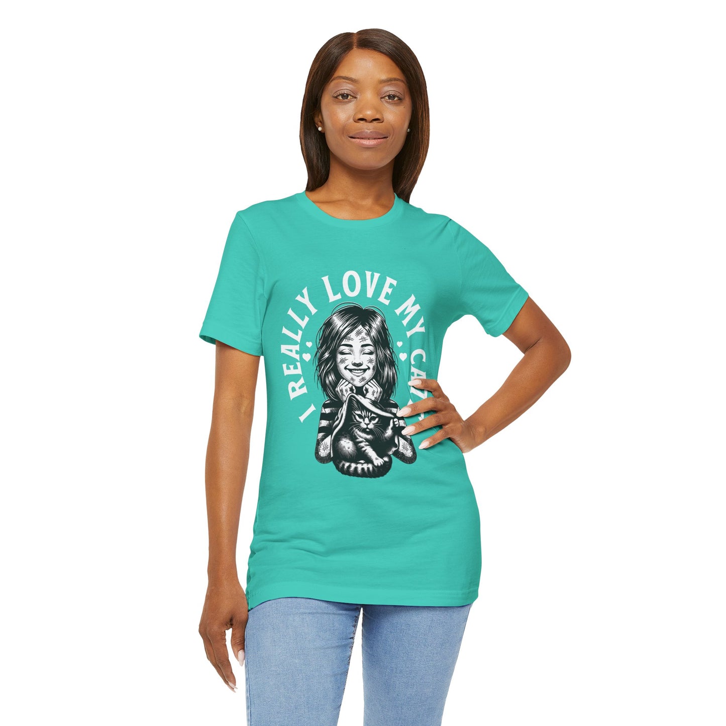 I Really Love My Cats T-Shirt | Cute Cat Lover Unisex Tee - FPD