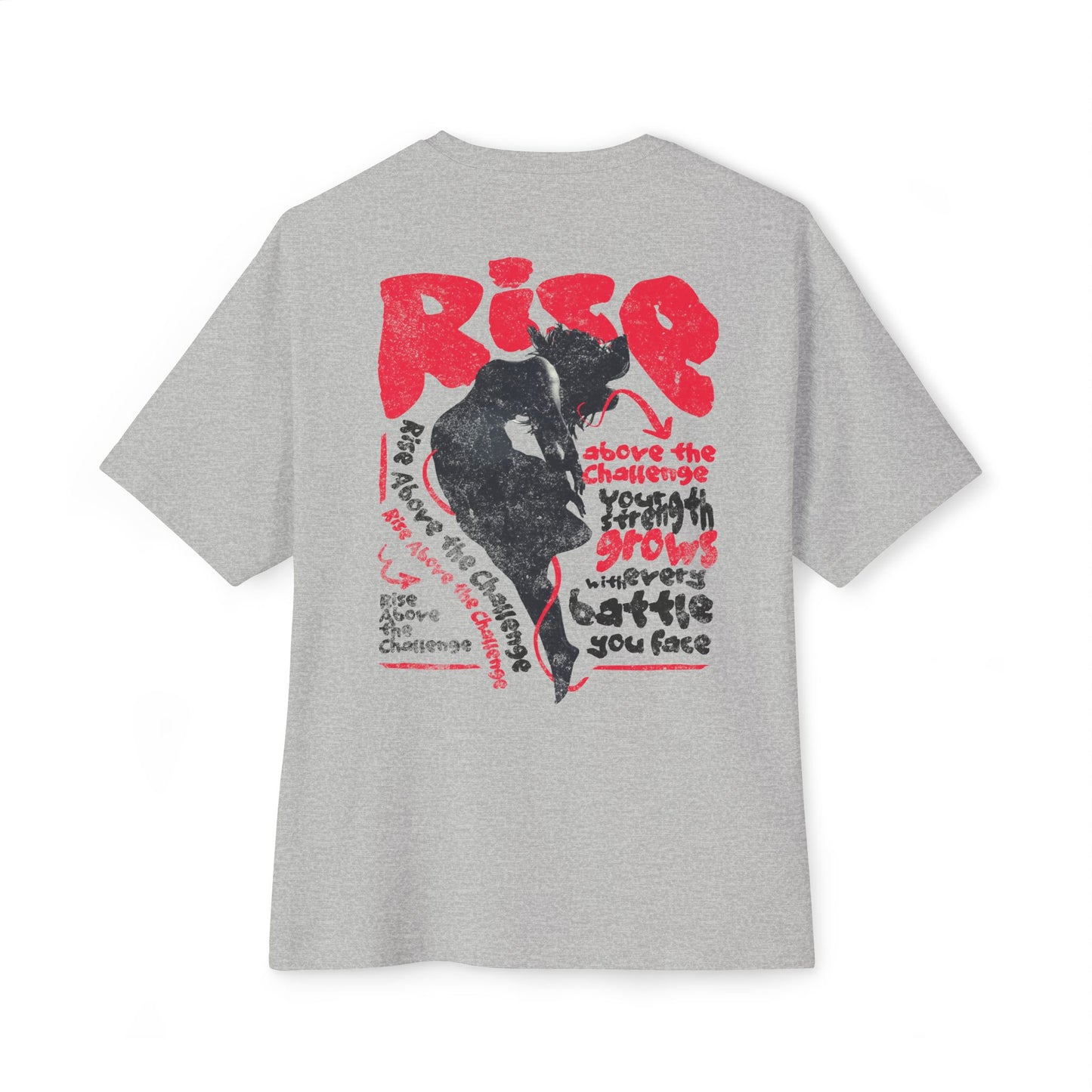 F&BPD - Rise Oversized Tee – Mental Armor & Empowerment Streetwear