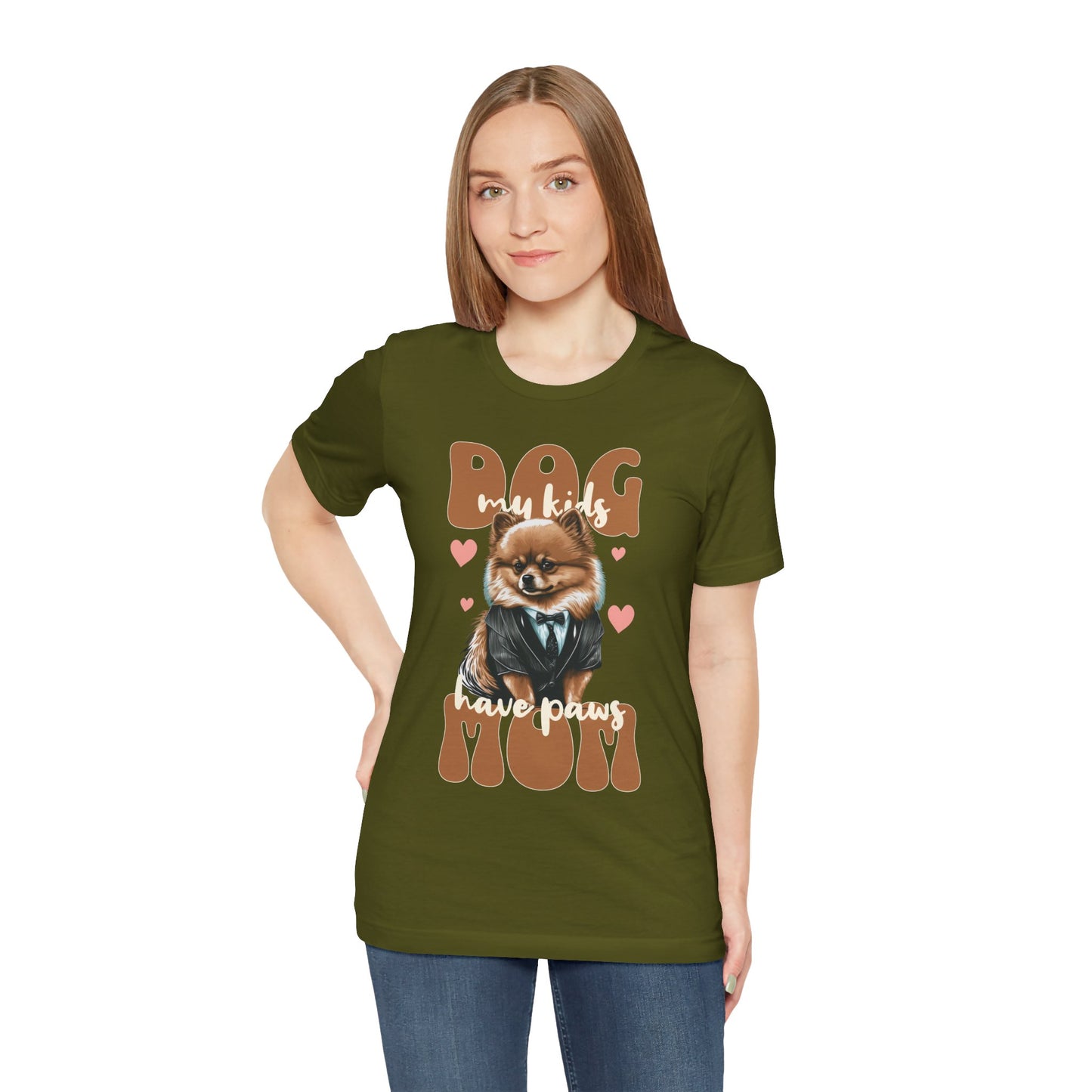 Dog Mom T-Shirt | Cute Pet Lover Unisex Tee - FPD