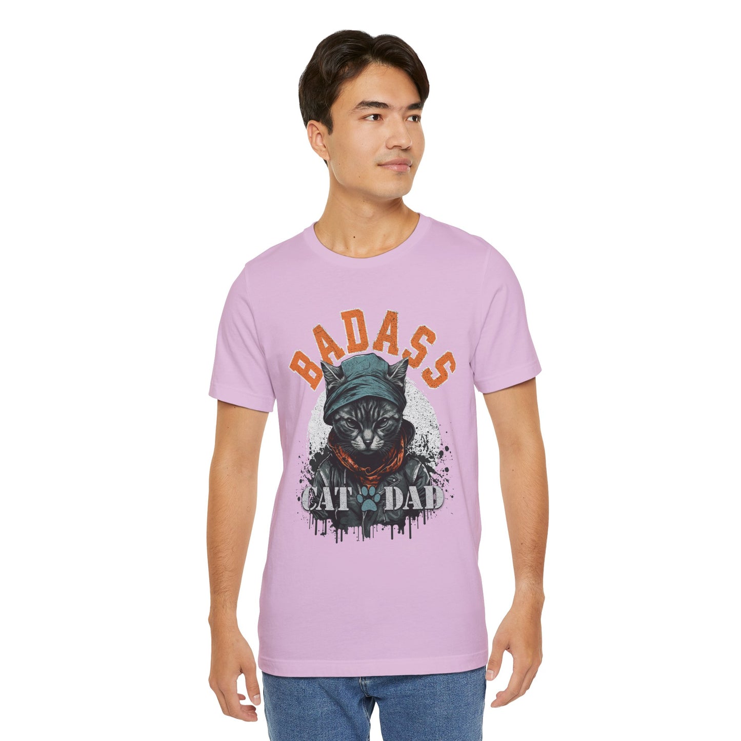 Badass Cat Dad Unisex T-Shirt – Funny Cat Lover Tee for Proud Pet Owners - FPD