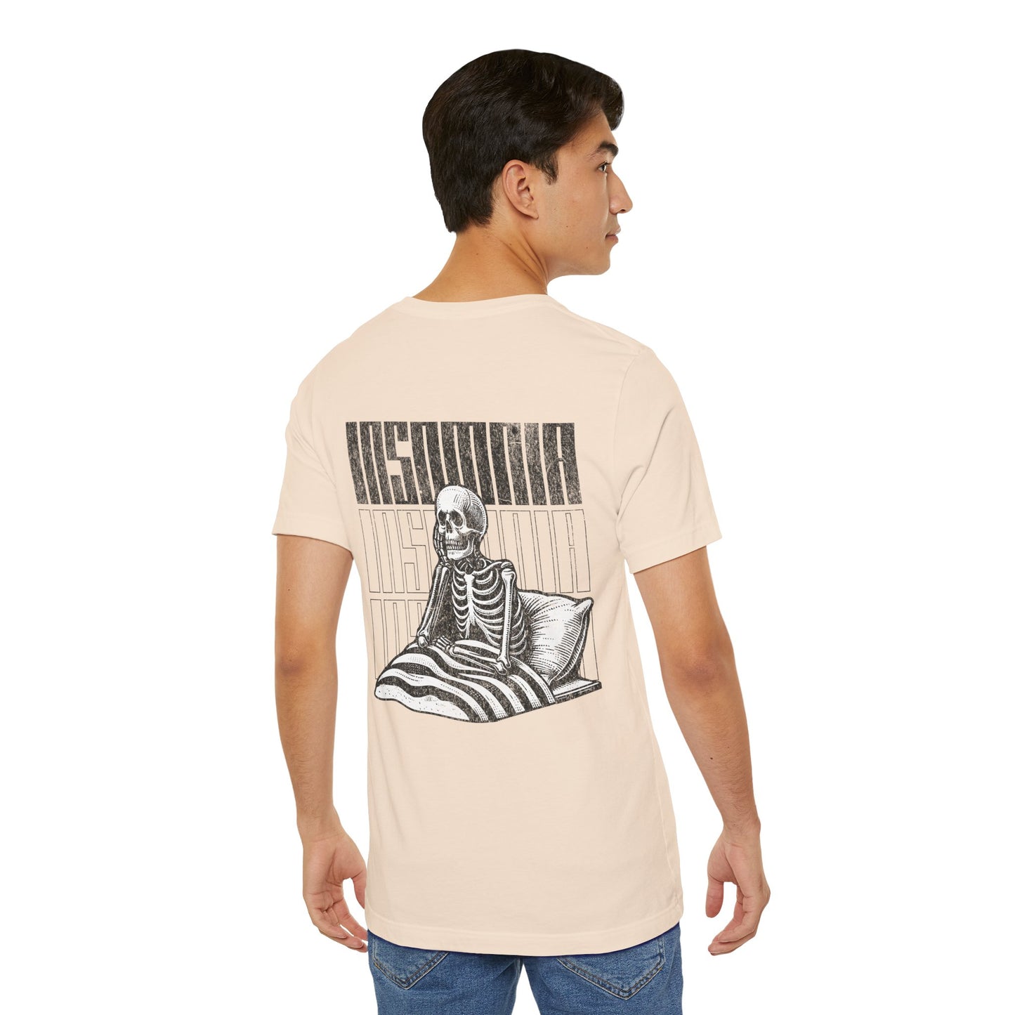 F&BPD - Unisex T-shirt - Insomnia Tee – Late Night Mind Battle Statement Shirt