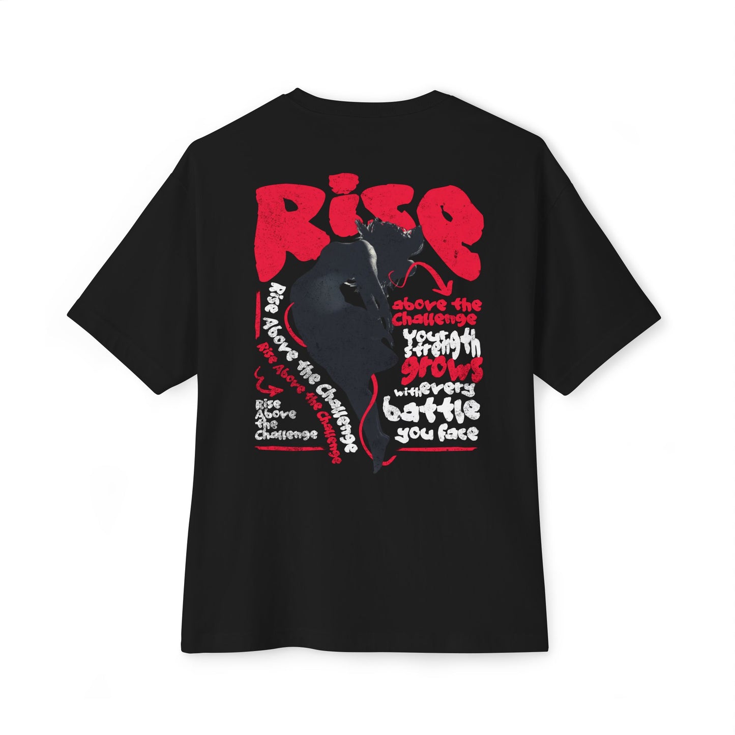 F&BPD - Rise Oversized Tee – Mental Armor & Empowerment Streetwear